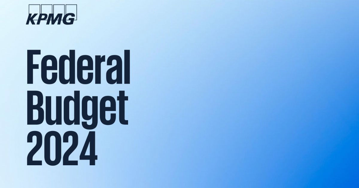 Australian Federal Budget 2024: KPMG - InSync Network Group